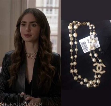 emily in paris chanel choker|Chanel in Paris bag.